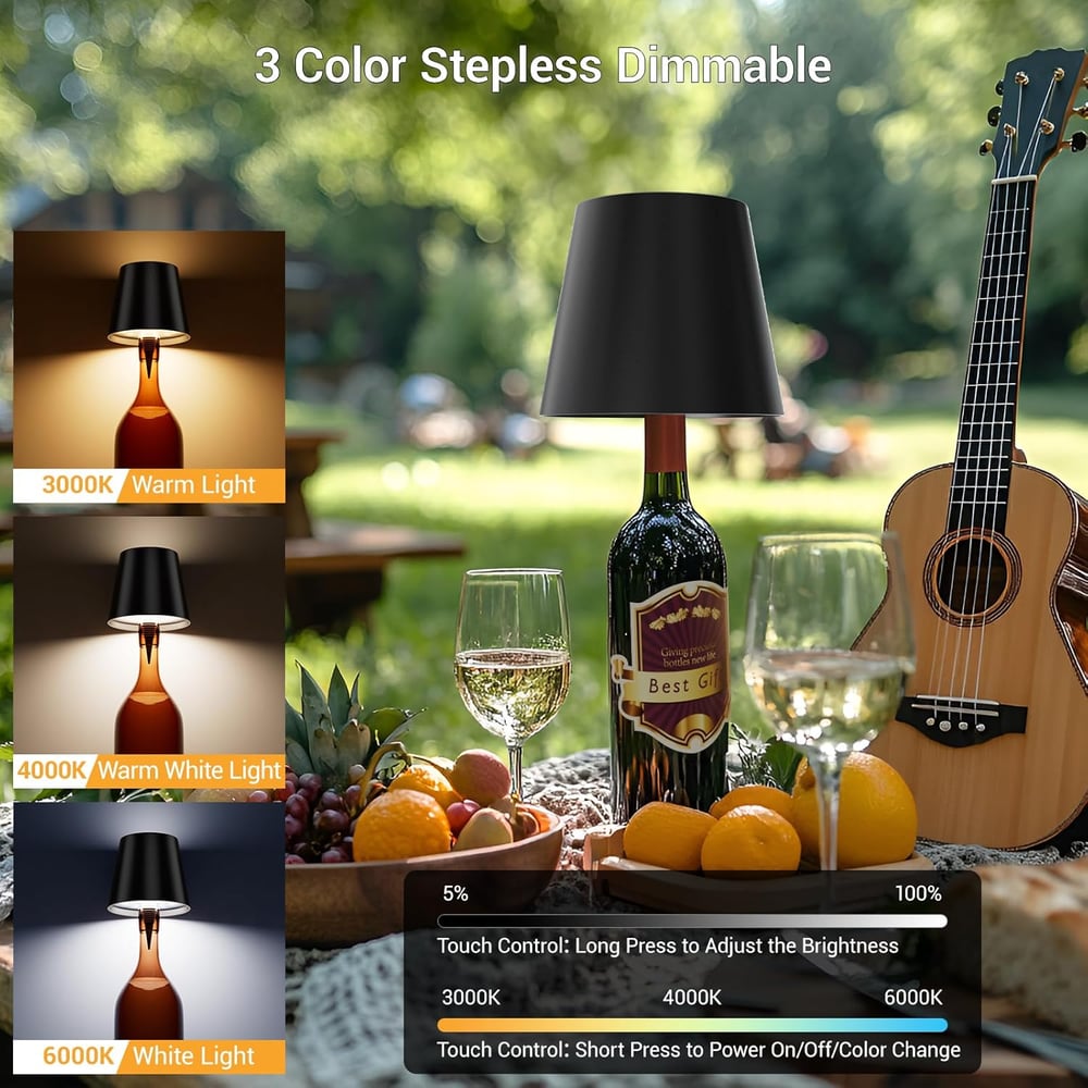 Wireless Bottle Lamp