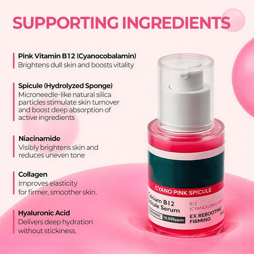 🔥This week special sales 🔥Lumi Pore & Spot Care Duo | Shrinks Pores & Fades Blemish Marks | Cyano Pink Spicule Serum + Picotonic Shot Ampoule