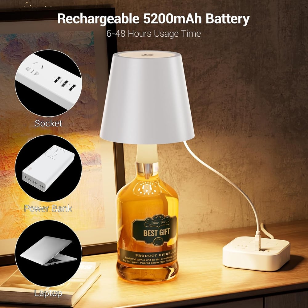 Wireless Bottle Lamp