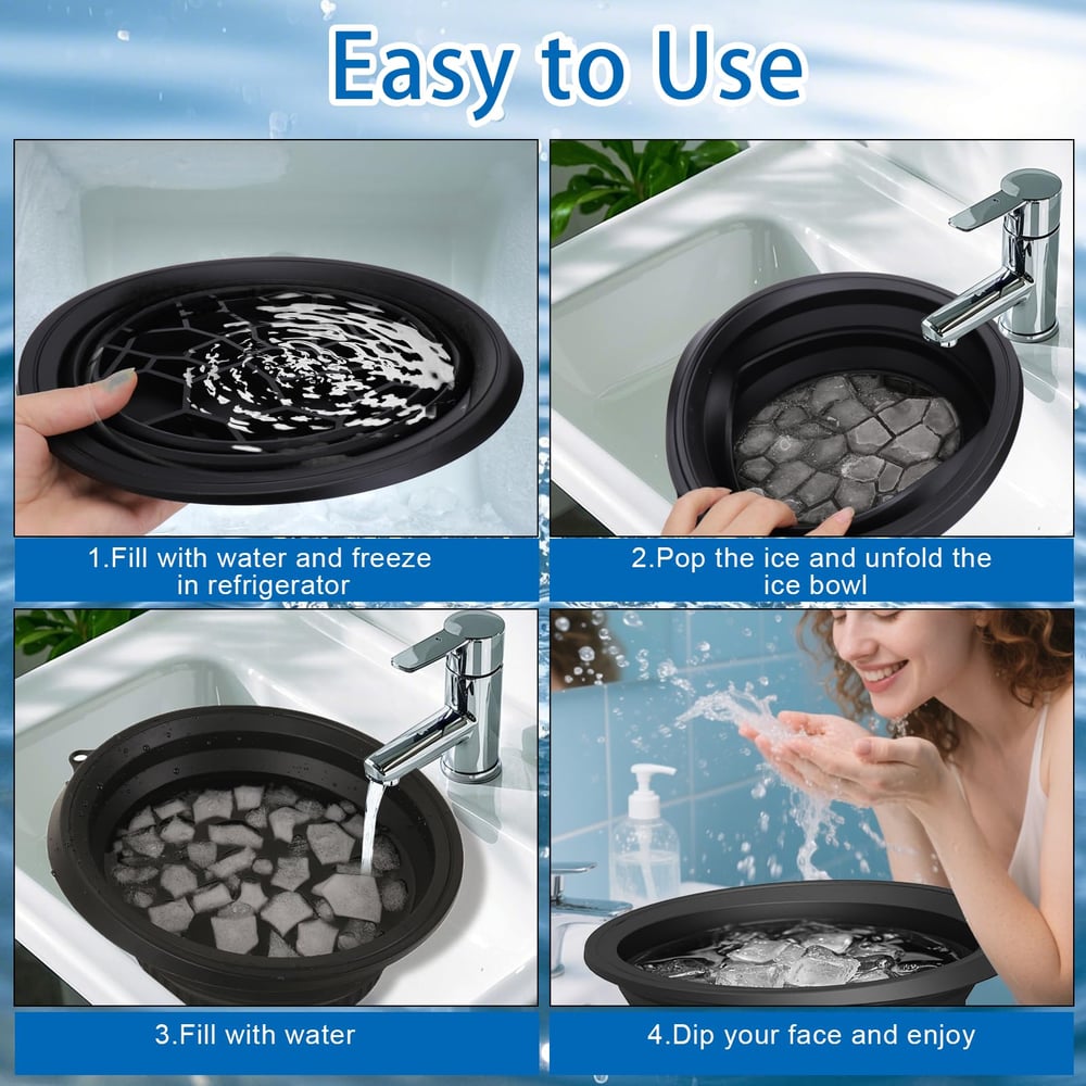 🏆Flash Sale⚡ Face Ice Bath Bowl