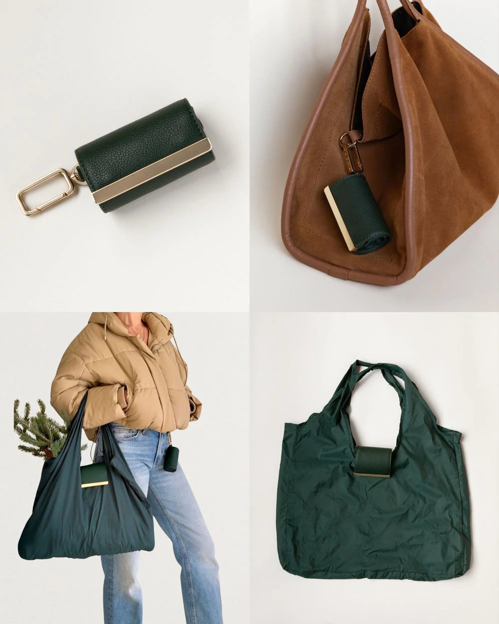 π Keychain Tote Bag | Compact & Expandable for On-the-Go Convenience