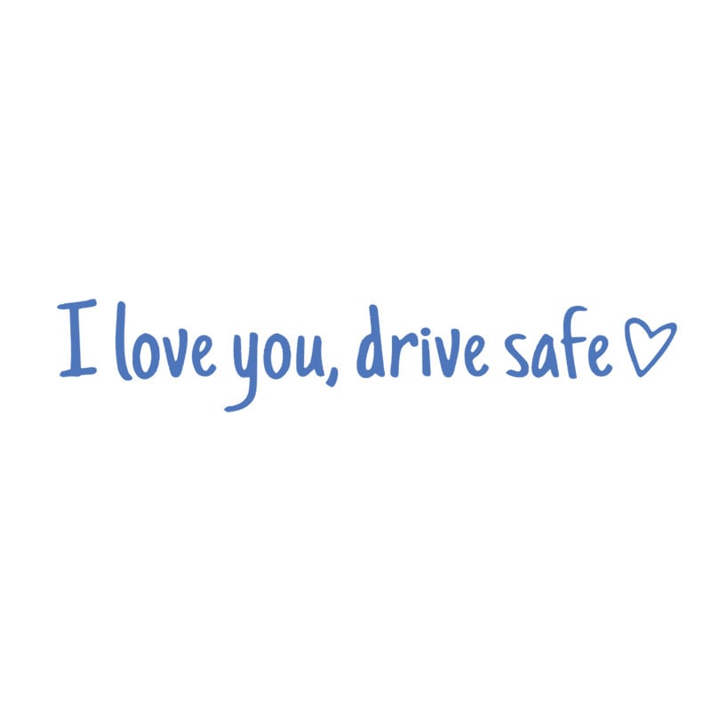 ✨This Week's Special Price $7.99💓I love you, drve safe Sticker(3pcs)