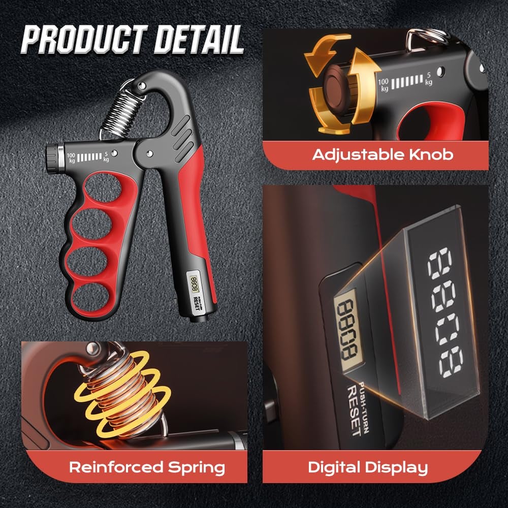 Grip Strength Trainer with Automatic Counter