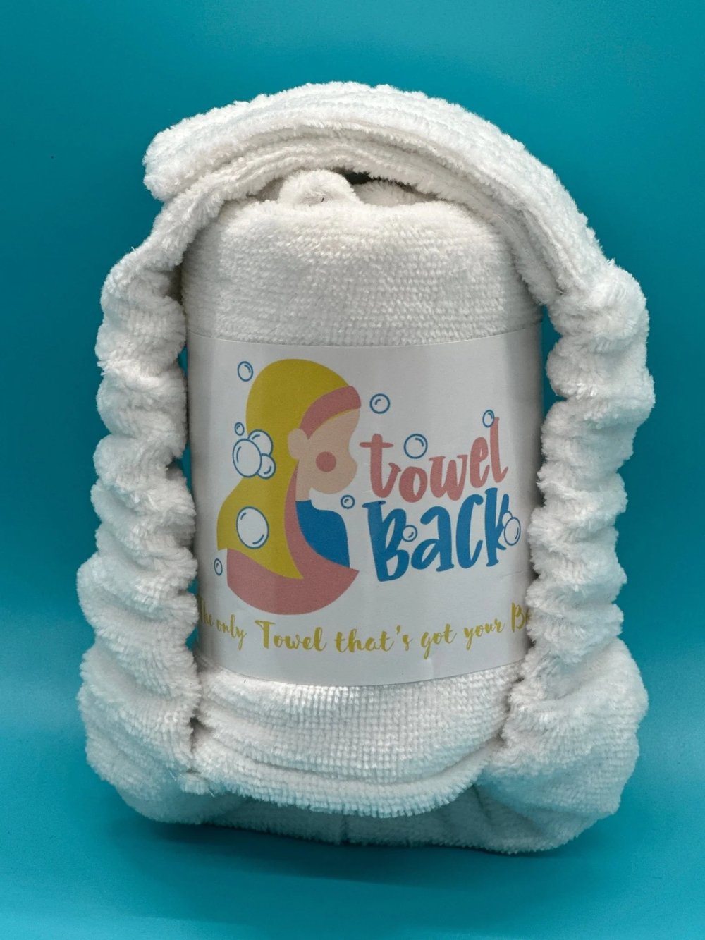 Towel Back: The Hands - Free Hair Drying Solution for Kids