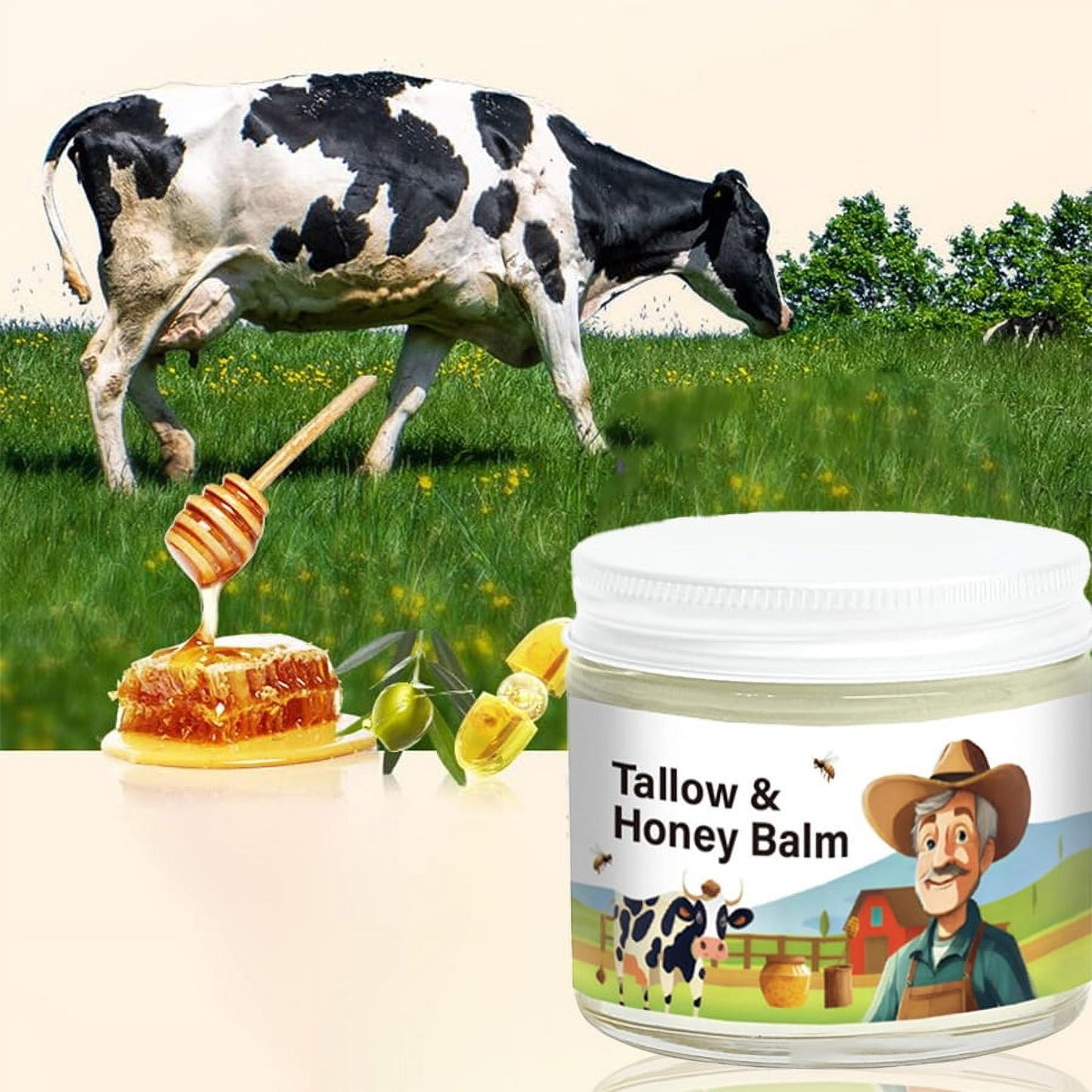 Tallow & Honey Balm - 2 oz