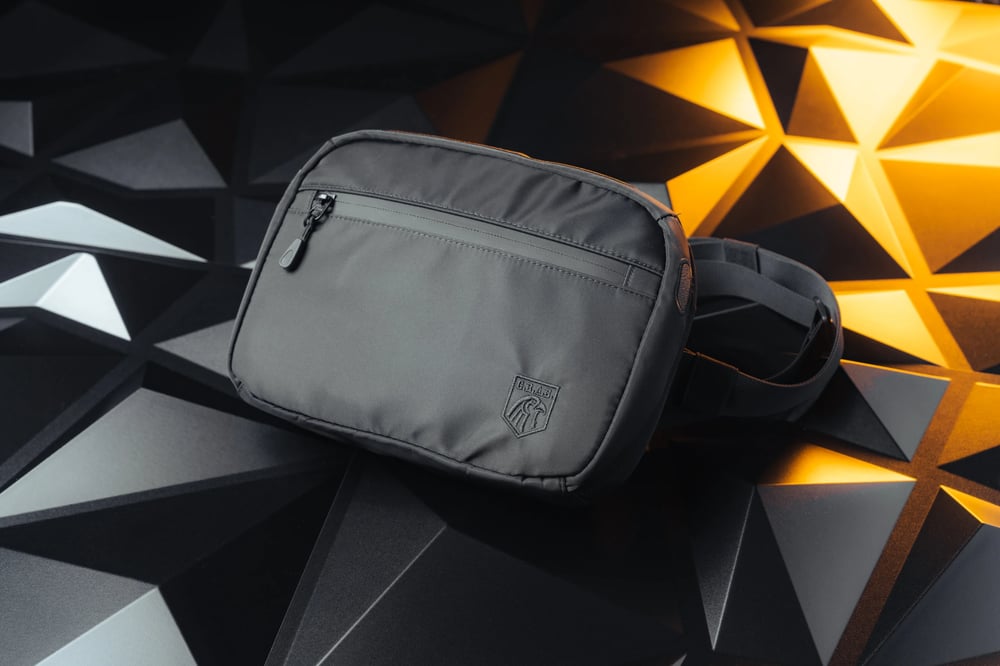 Magnetic quick-release gun bag