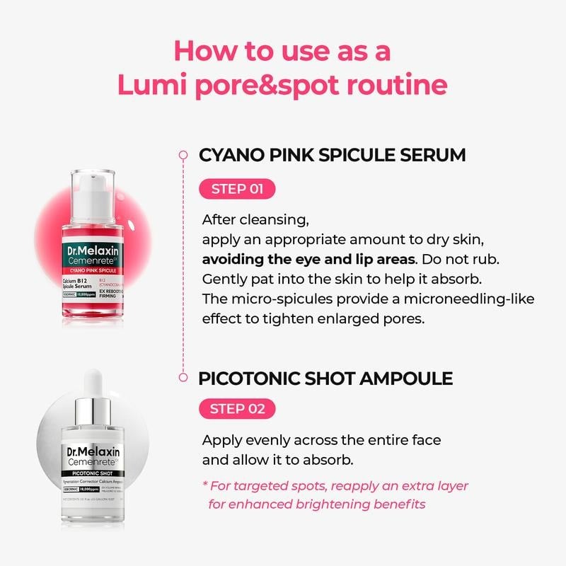 🔥Lumi Pore & Spot Care Duo | Shrinks Pores & Fades Blemish Marks