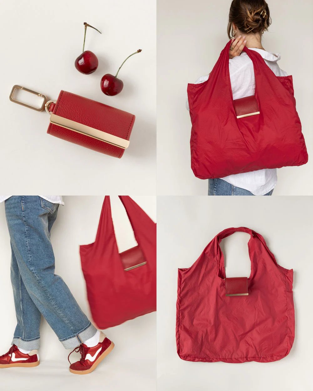 π Keychain Tote Bag | Compact & Expandable for On-the-Go Convenience