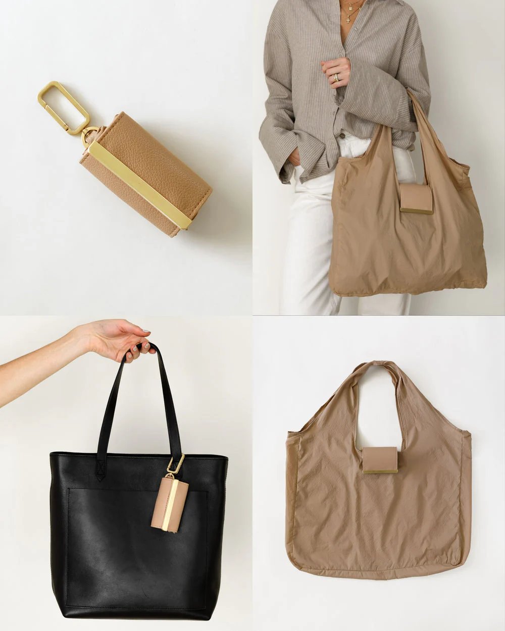 π Keychain Tote Bag | Compact & Expandable for On-the-Go Convenience