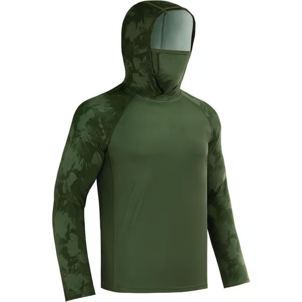 Outdoor activity essential—hooded mask integrated design 🌞 360° sun protection with no dead angles.