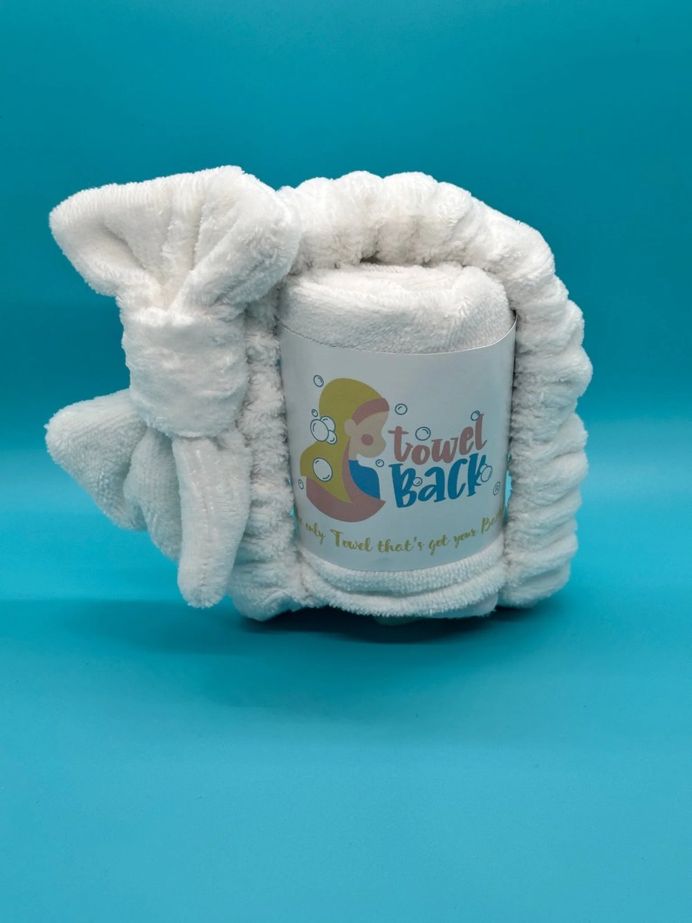 Towel Back: The Hands - Free Hair Drying Solution for Kids