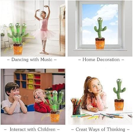 LED Musical Dancing & Mimicry Cactus Toy 🌵🎶