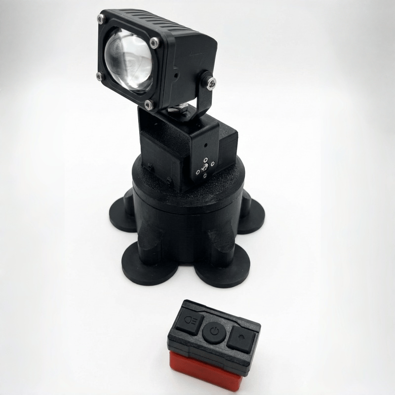 Motorized Remote Control Laser LED Searchlight