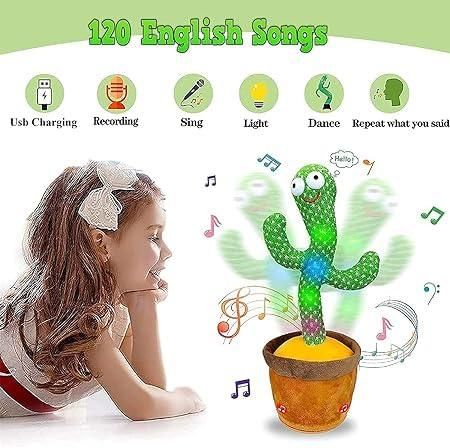 LED Musical Dancing & Mimicry Cactus Toy 🌵🎶