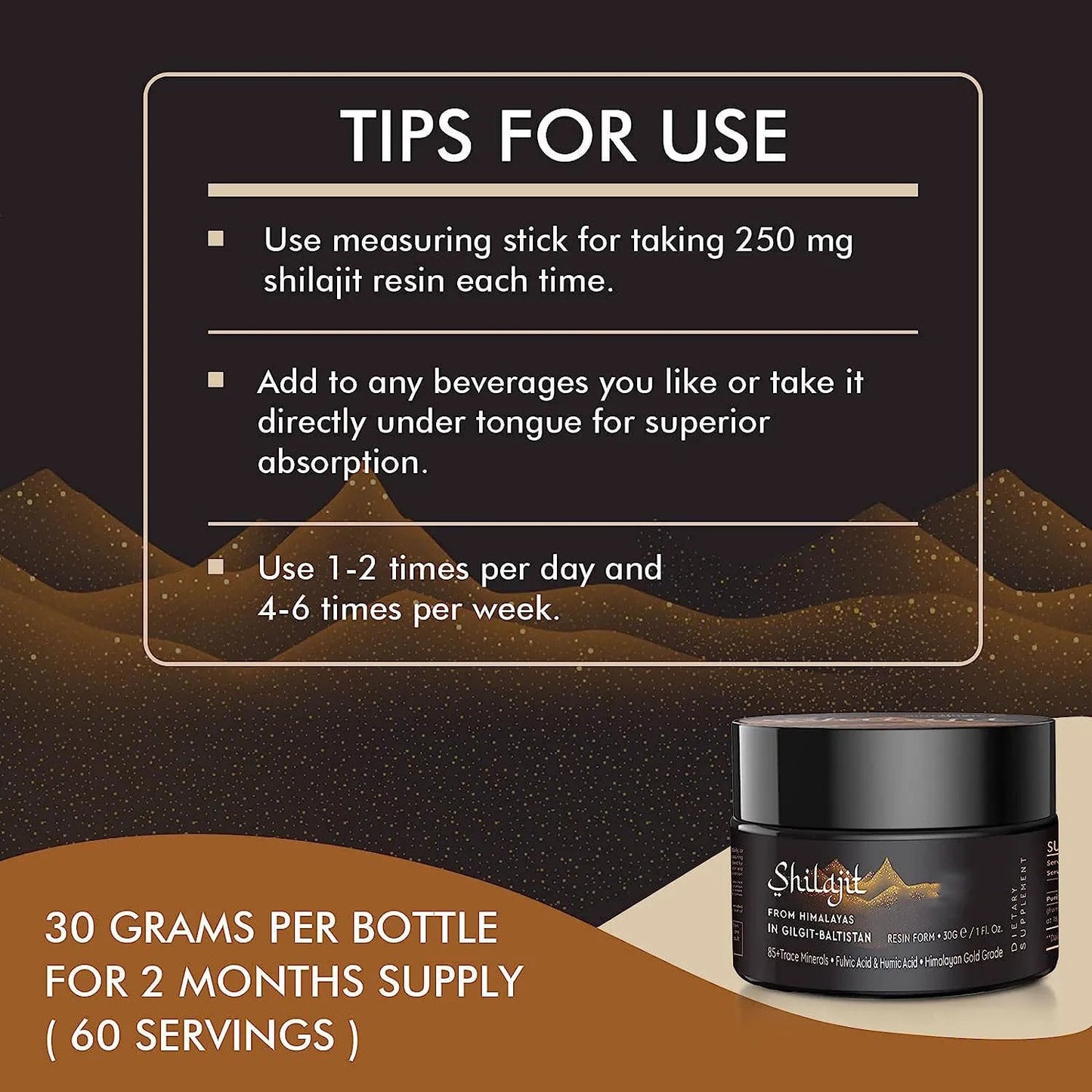 Pure Shilajit Resin ( Boosts Testosterone ) – BUY 2 GET FREE SHIPPING