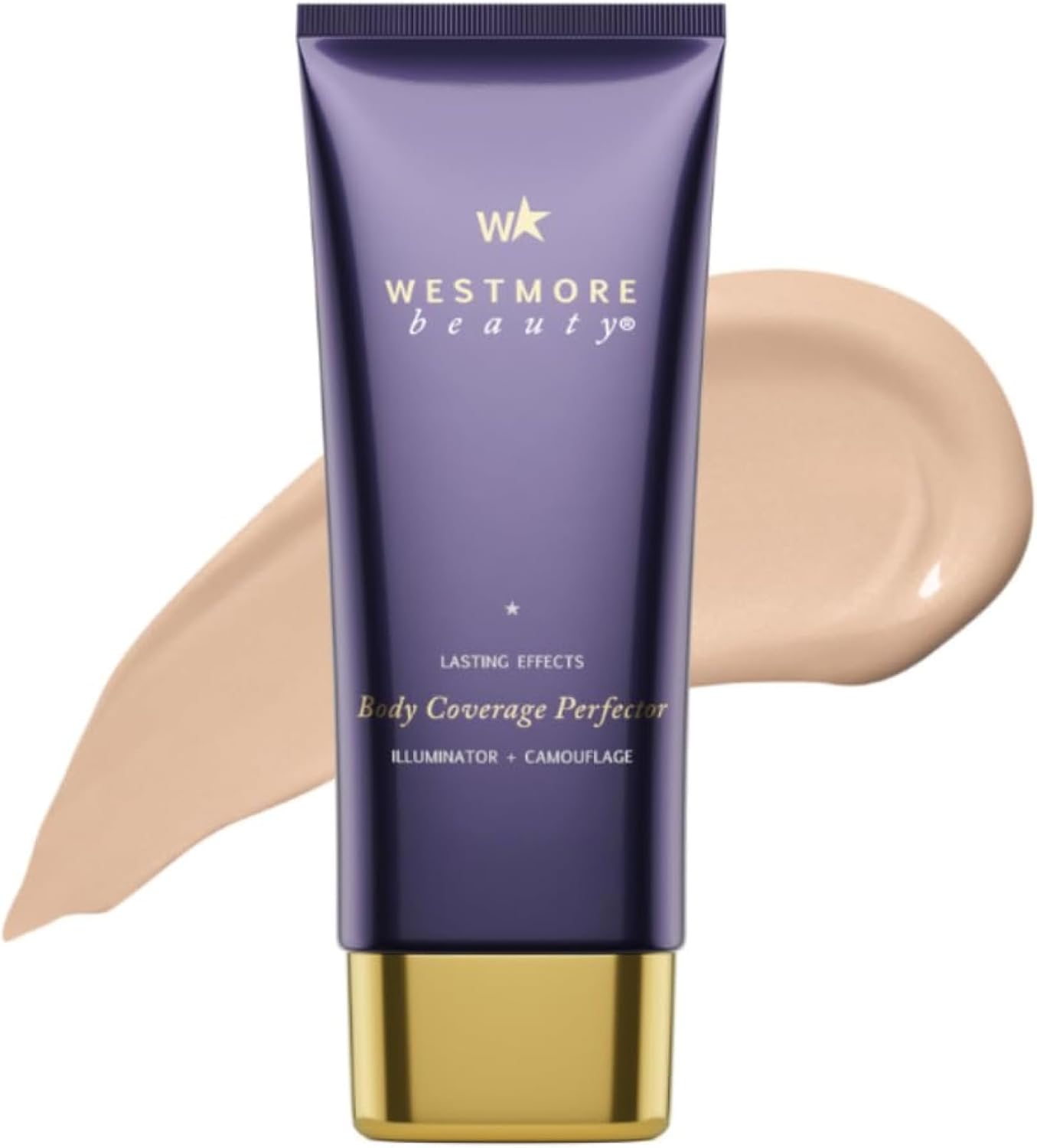Westmore Beauty Body Coverage Perfector – Waterproof Leg & Body Makeup - Tattoo Cover Up Makeup - 7 Oz (Bronze Radiance)