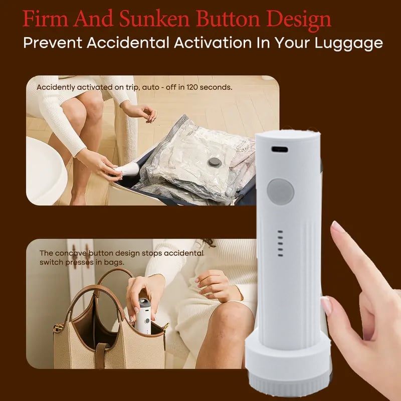 X7 Cordless Travel Vacuum Bag Set