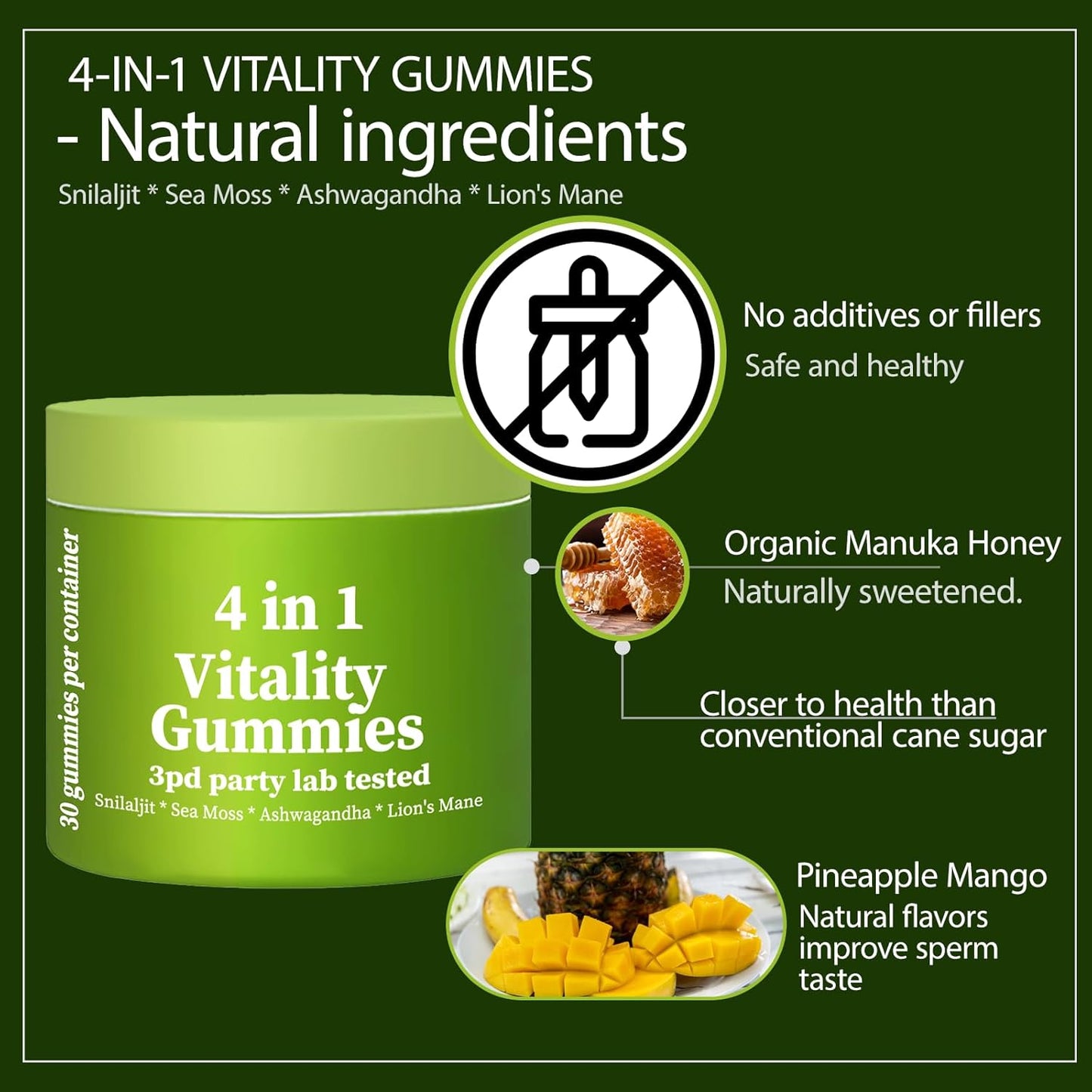 4 in 1 Gummies Shilajit Gummie