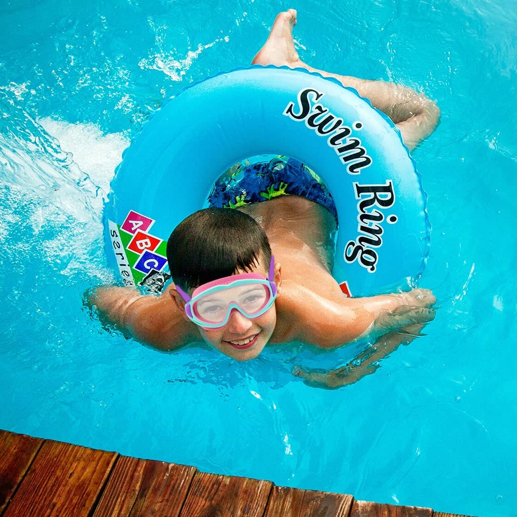 HD children’s large frame waterproof and anti-fog swimming goggles