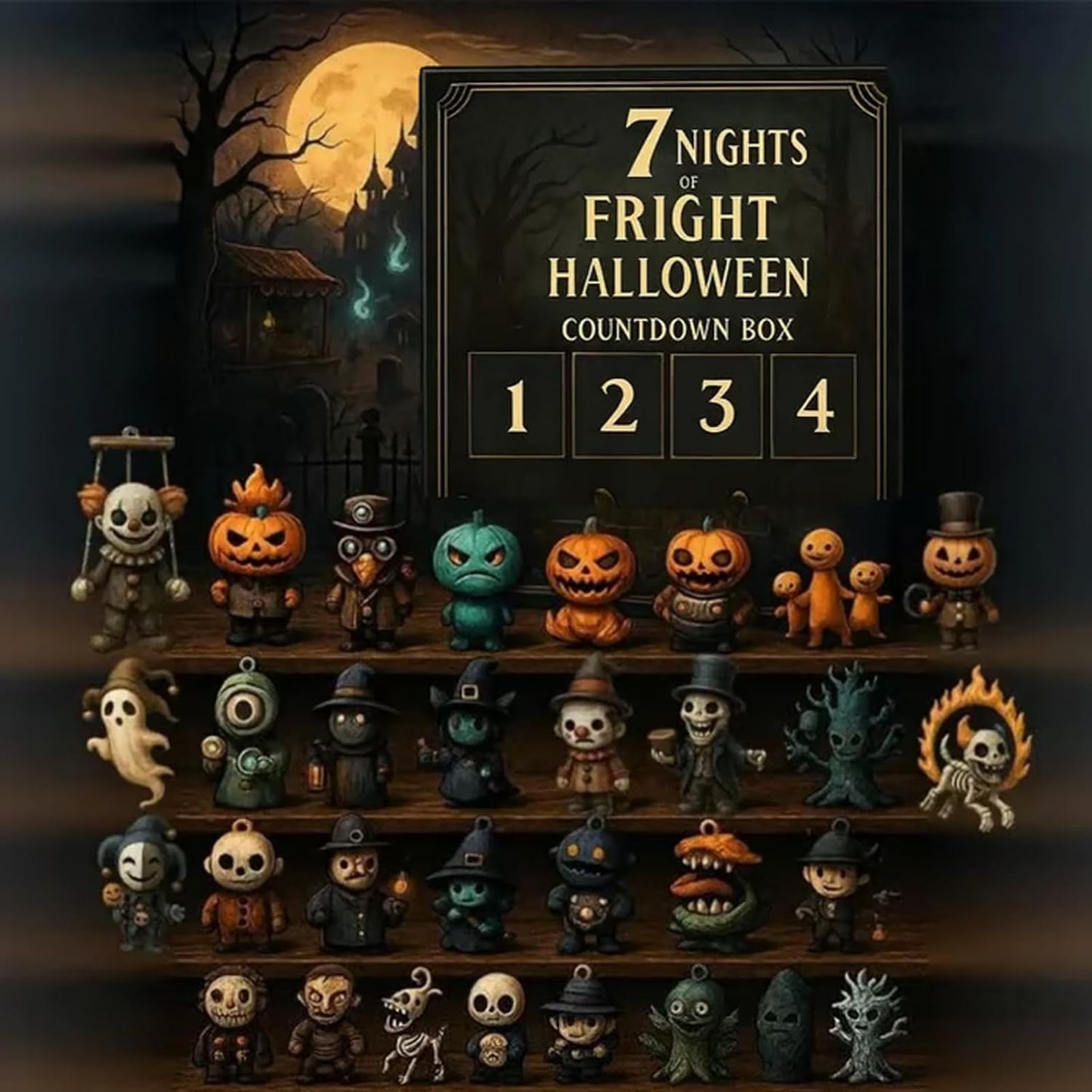 31 Nights of Fright - Halloween Countdown Box