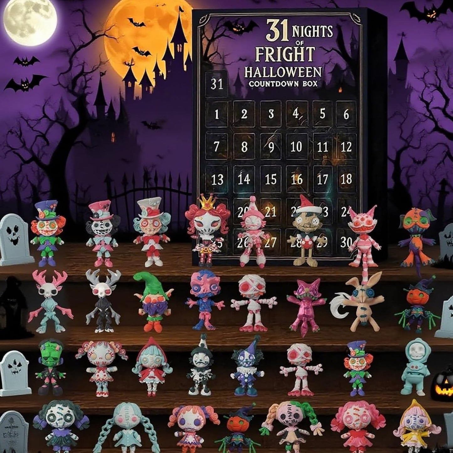 31 Nights of Fright - Halloween Countdown Box