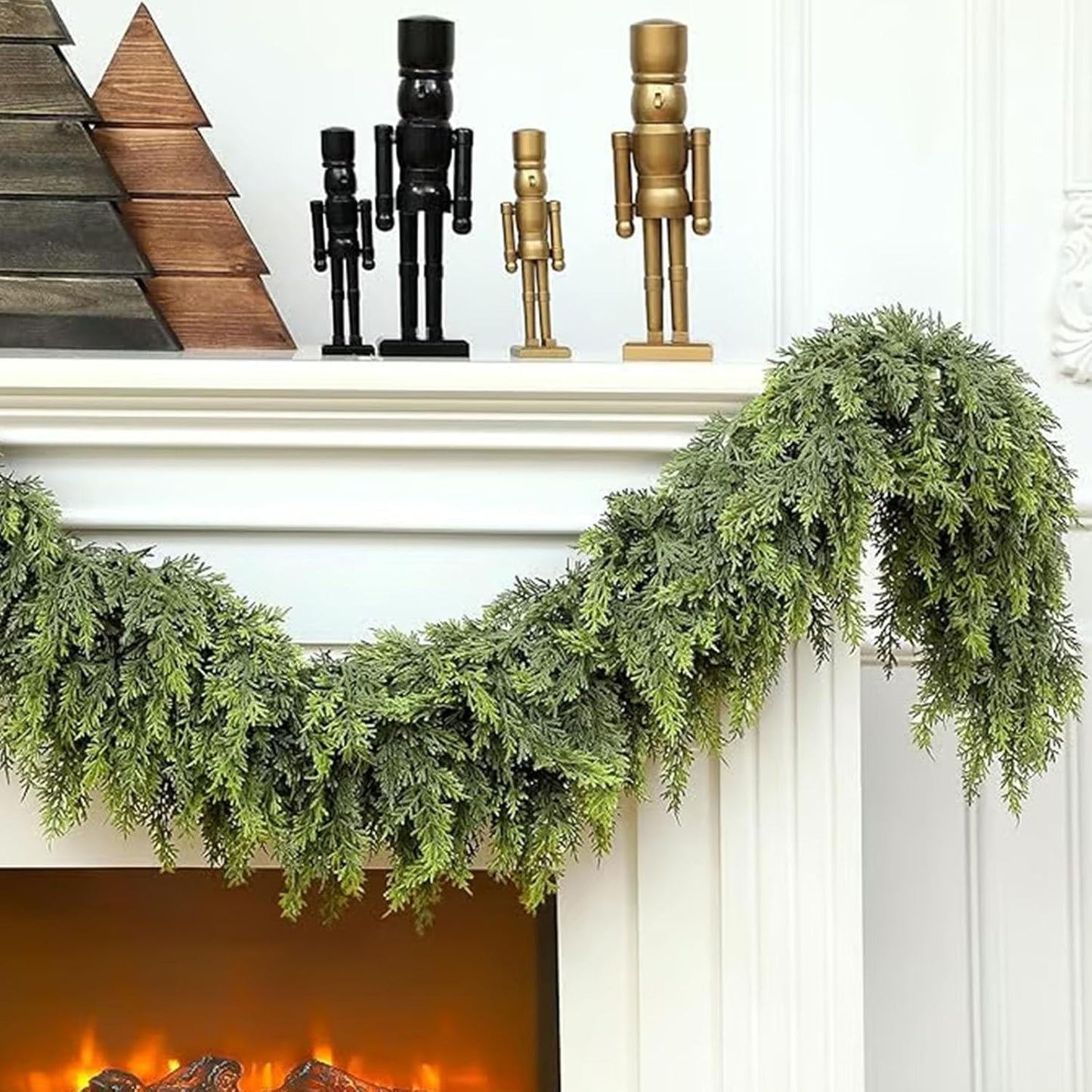 2025 Christmas Artificial Cedar Garland🎄(71In)