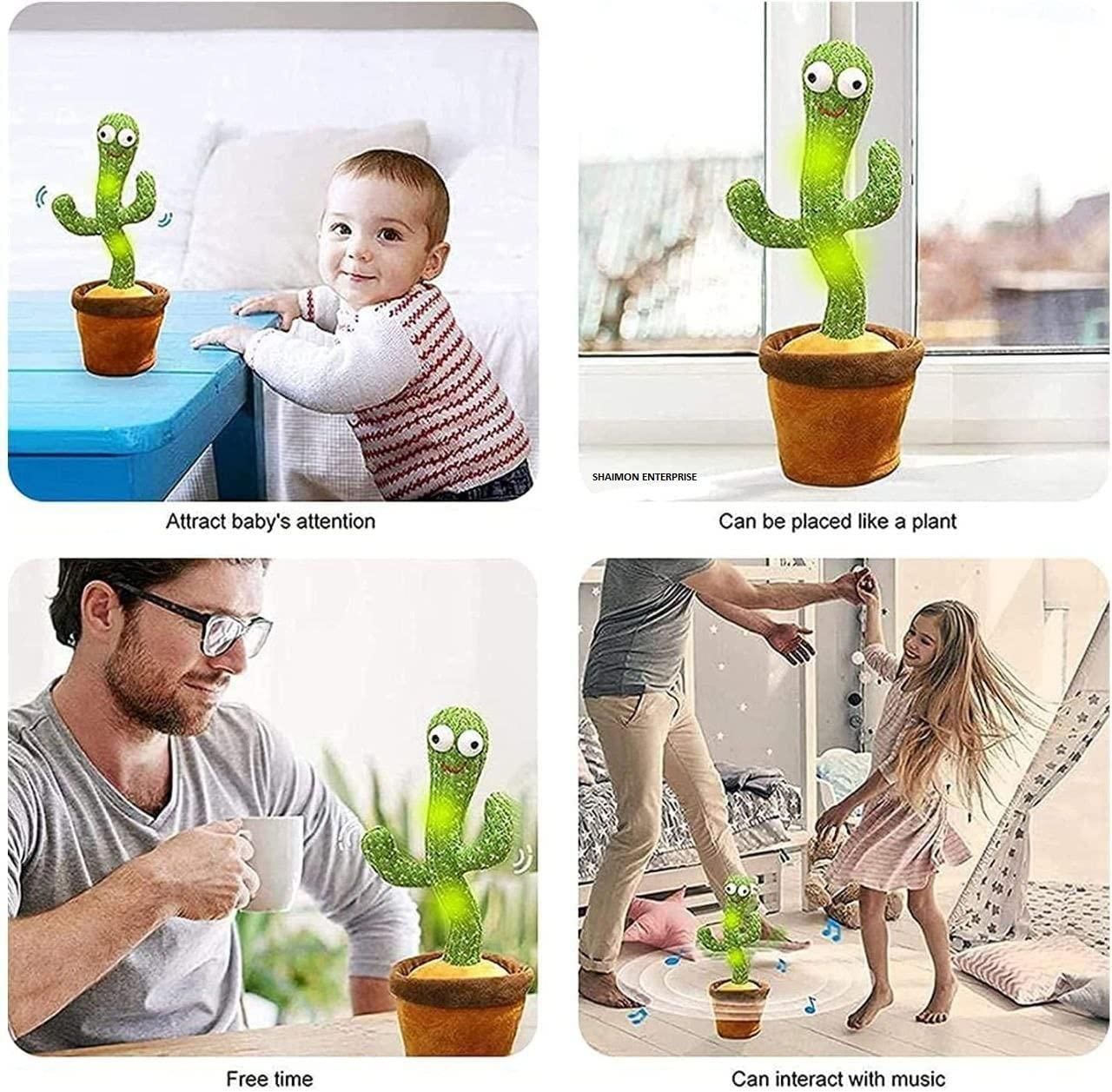 LED Musical Dancing & Mimicry Cactus Toy 🌵🎶