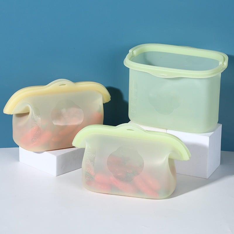 Reusable Silicone Food Storage Bags