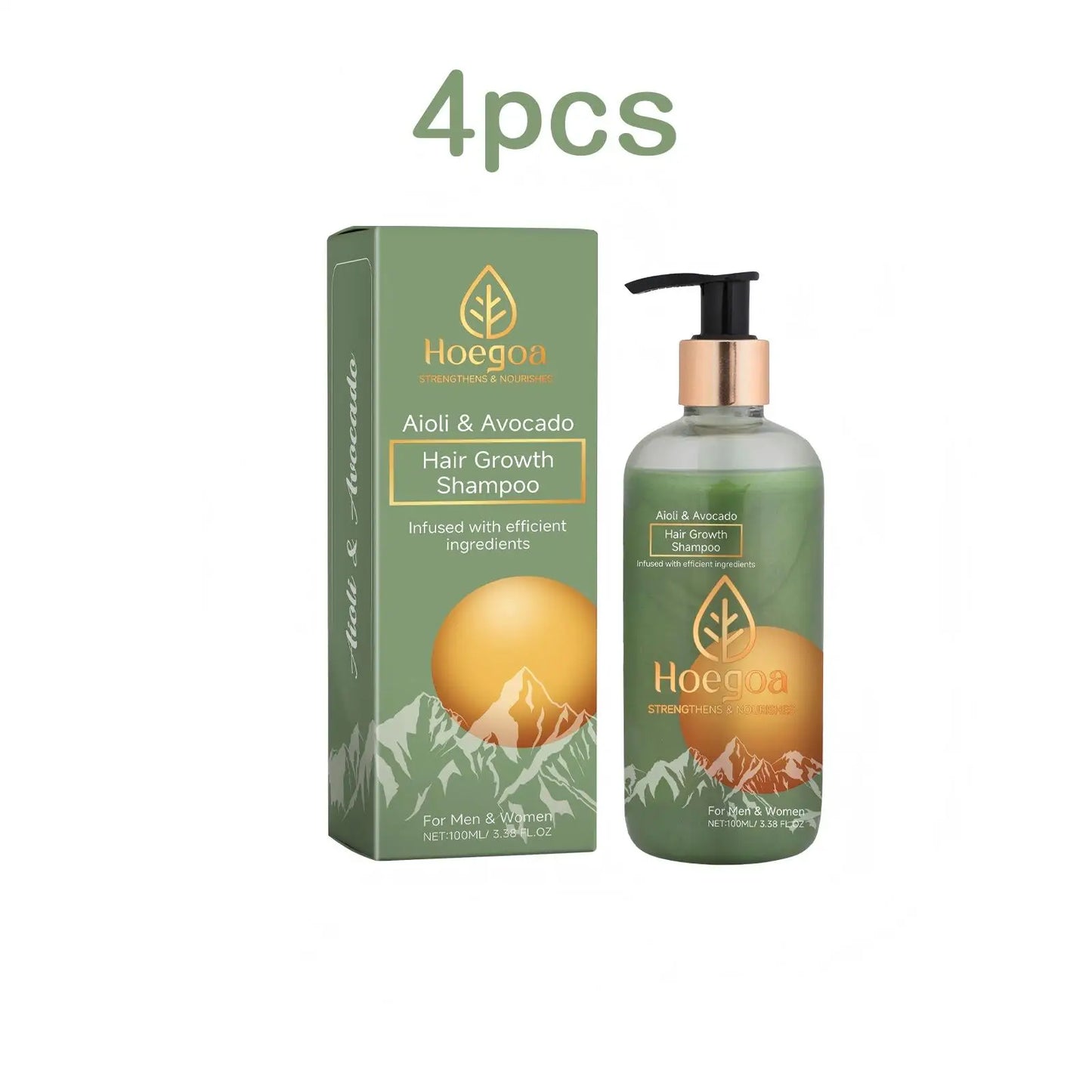 =Avocado Hair Growth Shampoo Strengthen Roots Oil