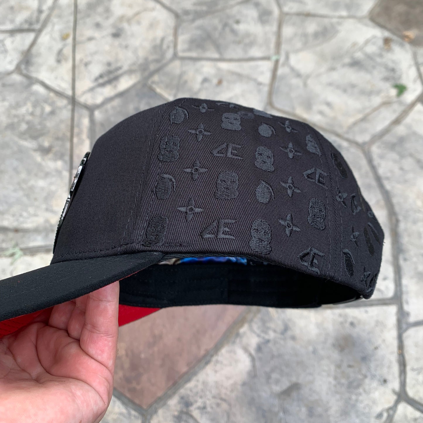 Lucifer Version 2 Red Velvet Snapback Cap