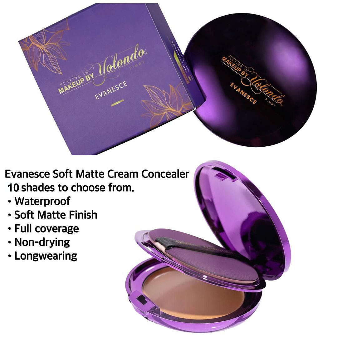 Evanesce Soft Matte Cream Concealer with Brush