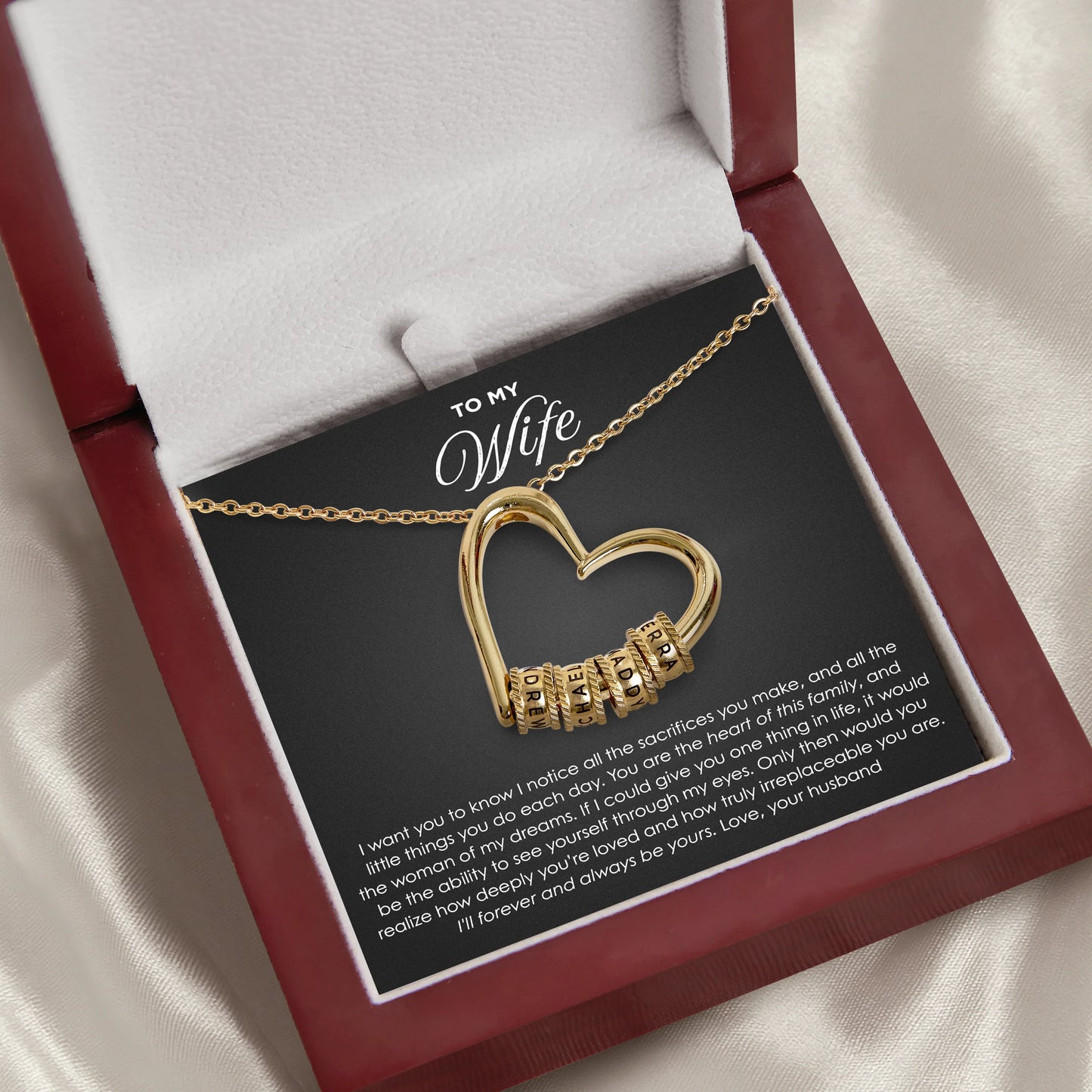 "The Heart of the Family" Necklace verdo