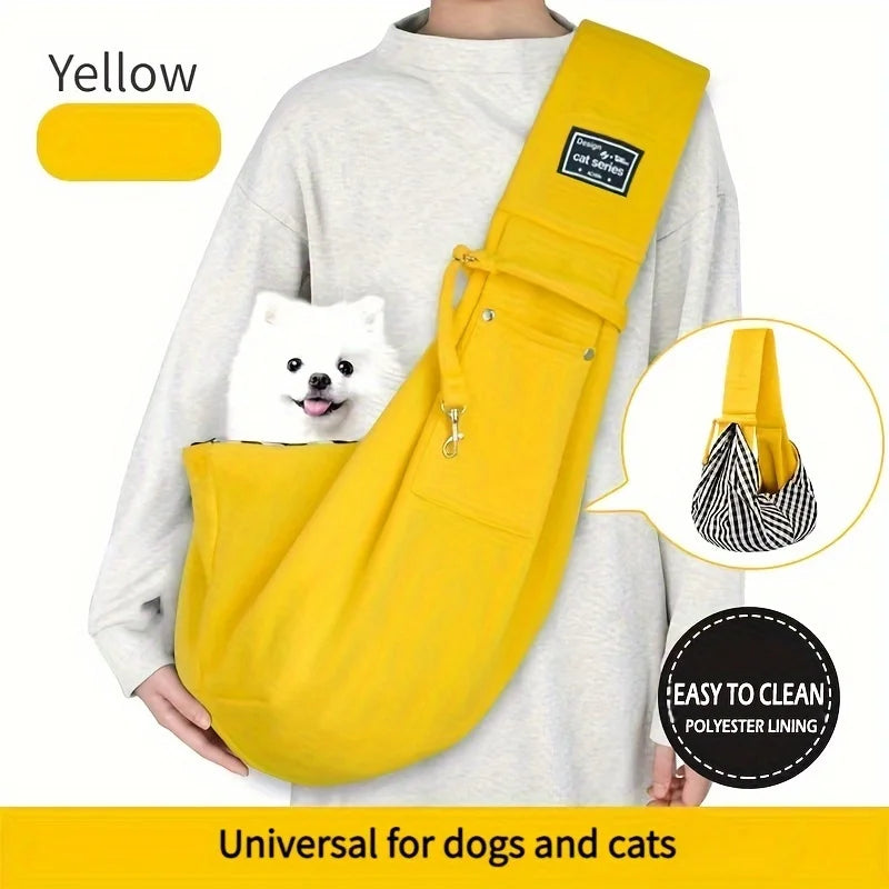 Pet Outdoor Travel Bag with Adjustable Shoulder Strap