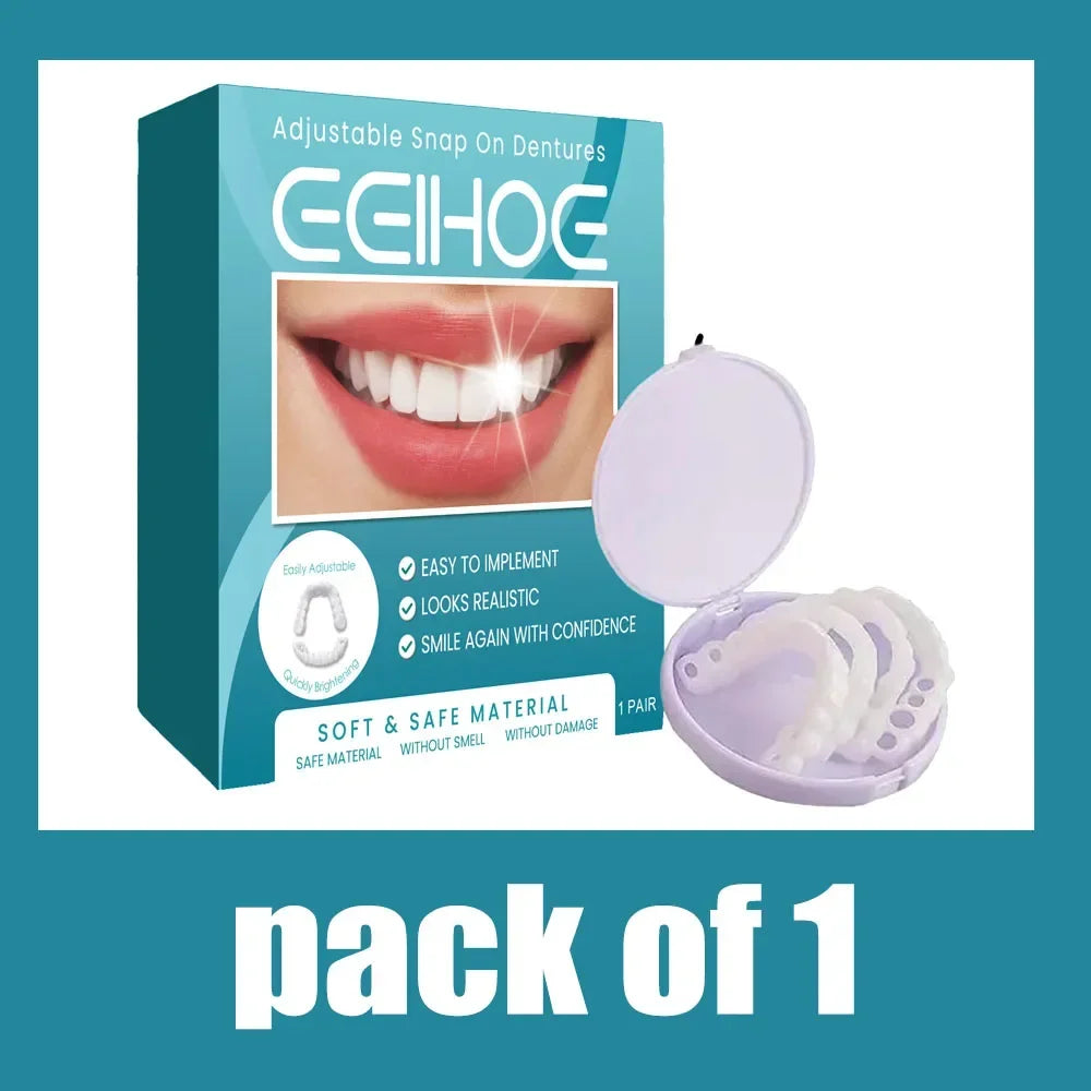 Adjustable Teeth Set Whitening Dentures Perfect Smile