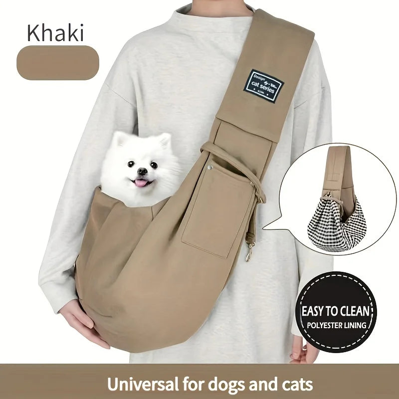 Pet Outdoor Travel Bag with Adjustable Shoulder Strap