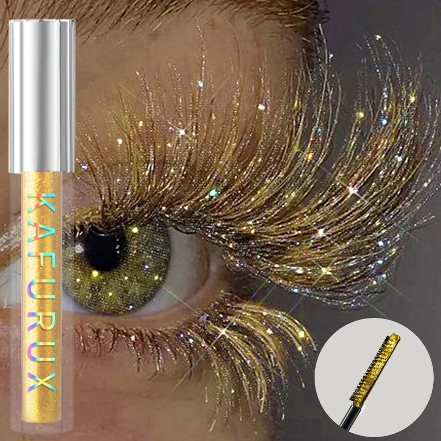 Diamond Shine Waterproof Mascara – Volume Curl with Glitter Effect