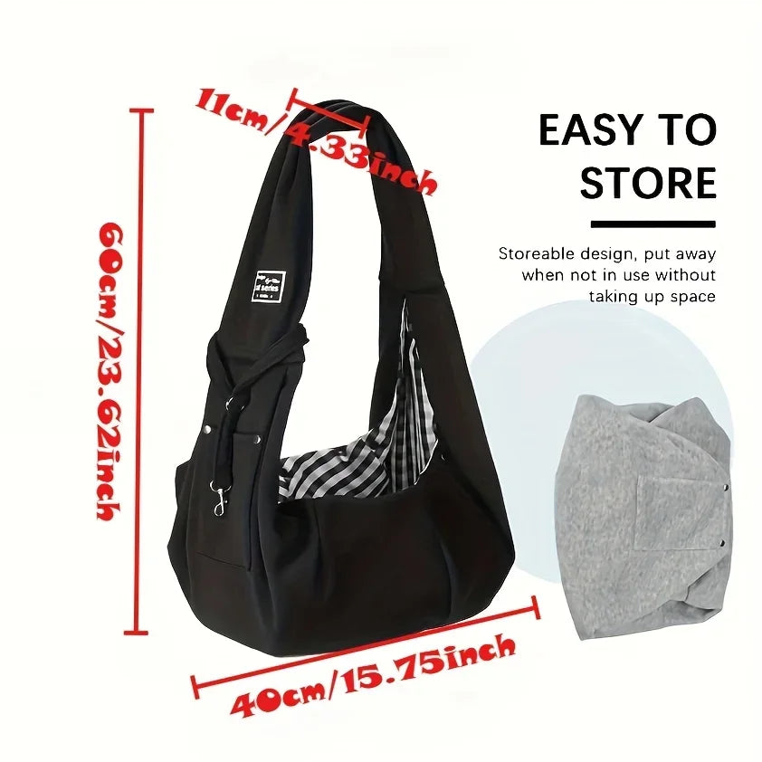 Pet Outdoor Travel Bag with Adjustable Shoulder Strap