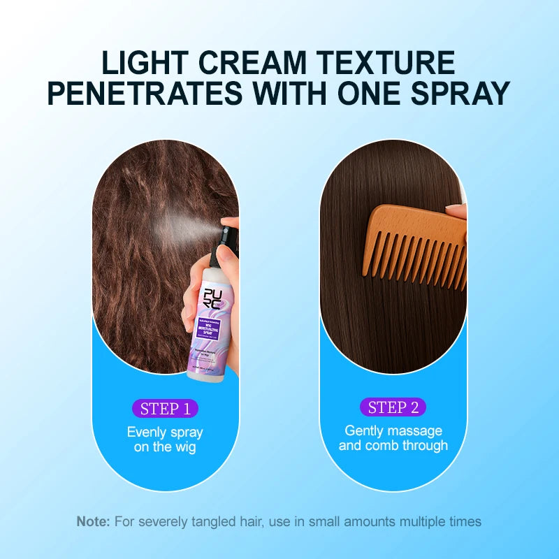 Leave-In Wig Moisturizing Spray Keratin Smoothing Anti-Dryness
