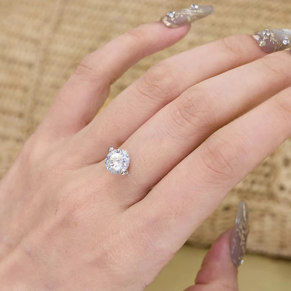 π The Invisible Elegance β #452 Ring β¨ Where minimalist design meets brilliant sparkle!