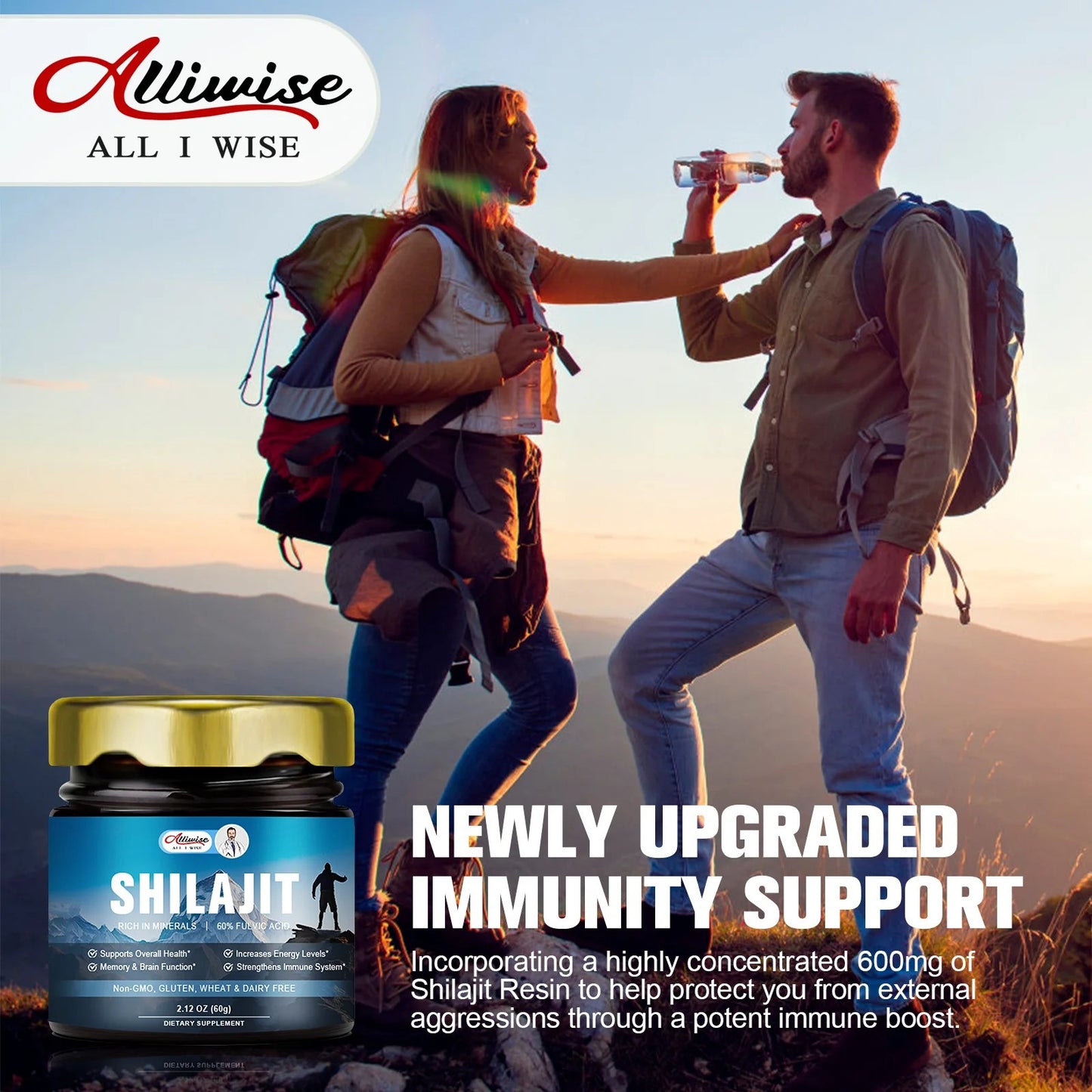 100% ORGANIC 600Mg Minerals Energy Replenishment for Male Hormone Balance