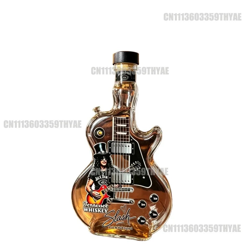 Appetite for Rock Vintage Sunburst Guitar Figurine Spirit Bottle – Unique Collectible Décor & Gift Idea