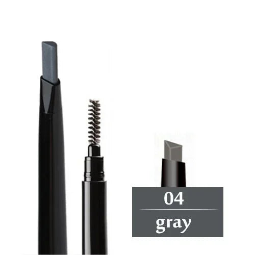 Double-Ended Eyebrow Pencil – Waterproof, Long-Lasting Triangle Tip