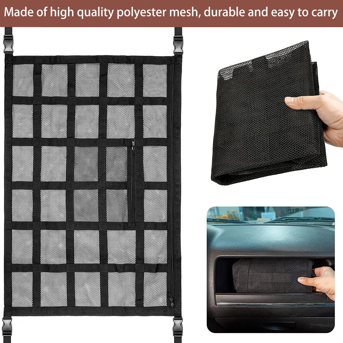 Ceiling Cargo Net Pocket