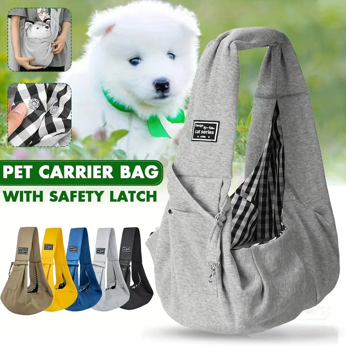 Pet Outdoor Travel Bag with Adjustable Shoulder Strap