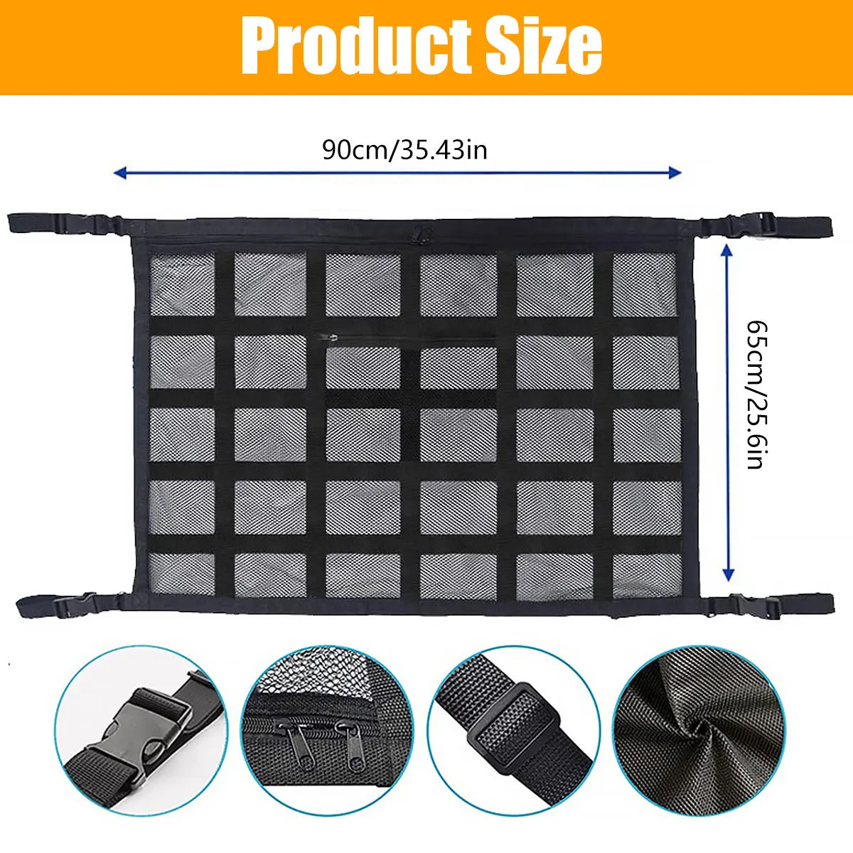 Ceiling Cargo Net Pocket