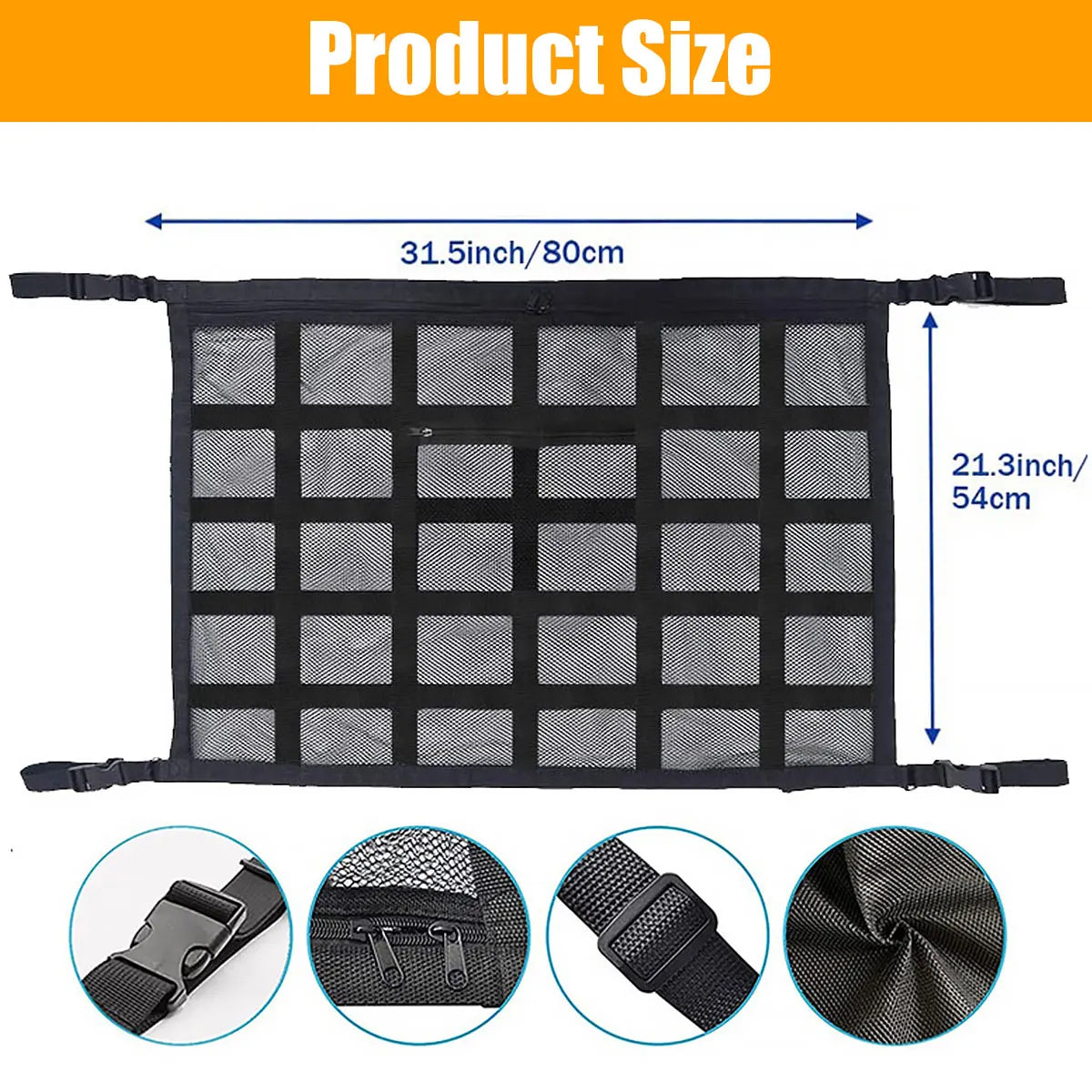 Ceiling Cargo Net Pocket