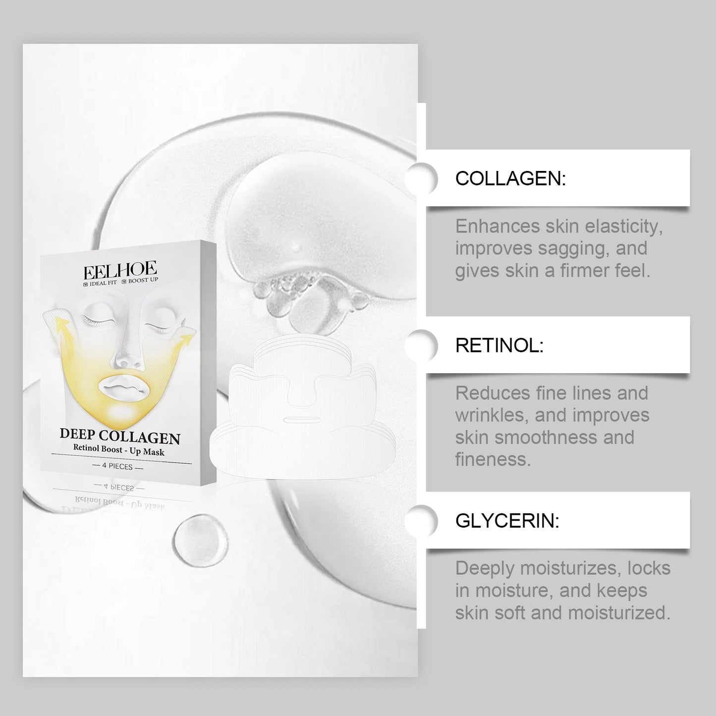 Deep Collagen Retinol Firming Mask Lifting Tightening
