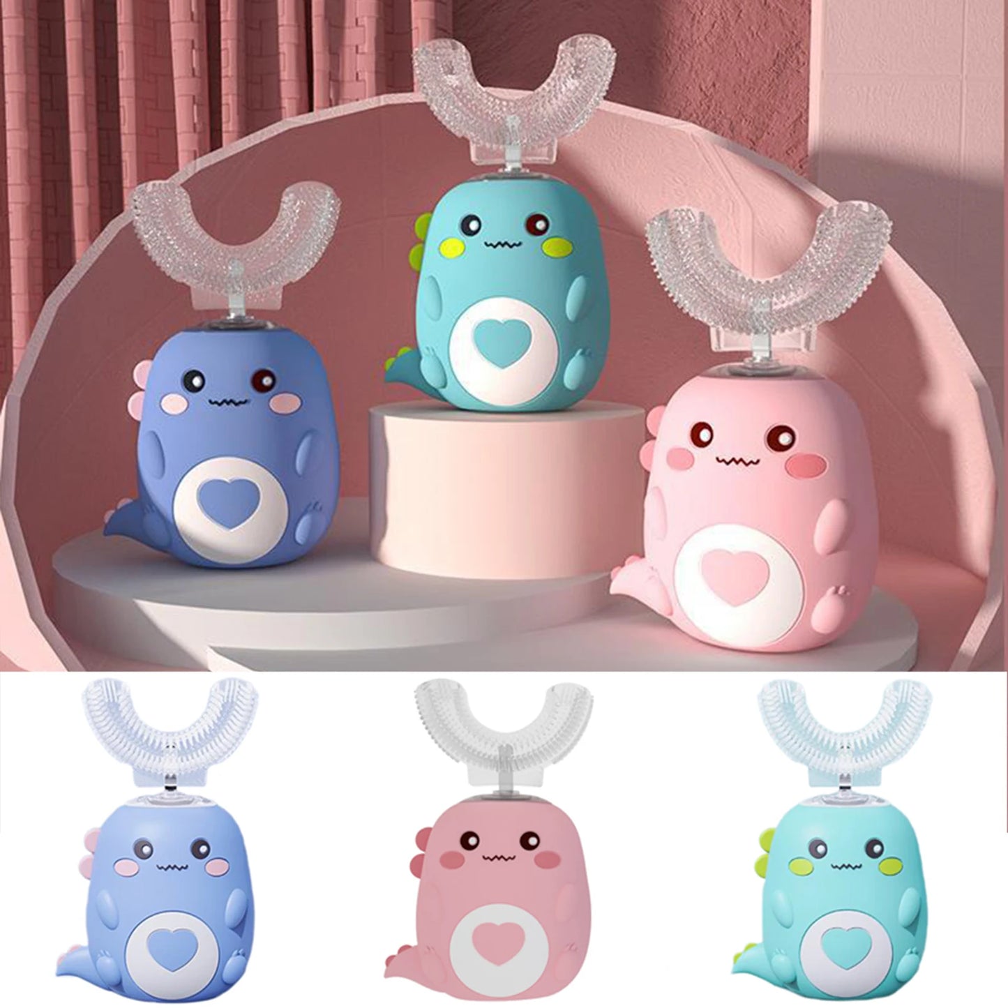 360° Kids U-Shaped Electric Toothbrush