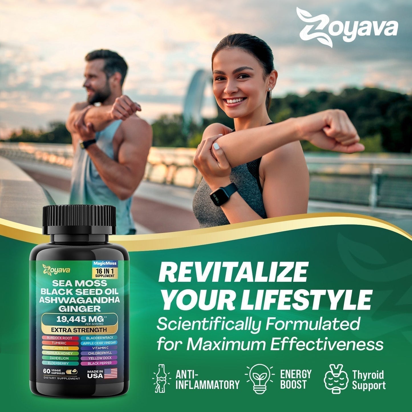 Vitality Harvest Blend Sea Moss Capsules