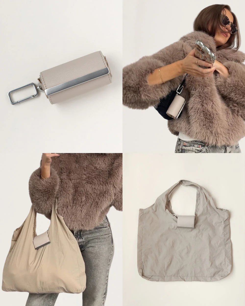 π Keychain Tote Bag | Compact & Expandable for On-the-Go Convenience